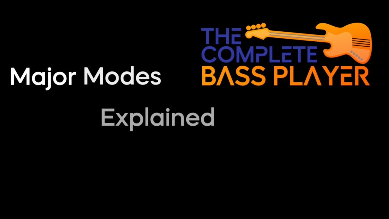 Major Modes explained in Under 7 Minutes! Unlock Your Bass Playing Skills